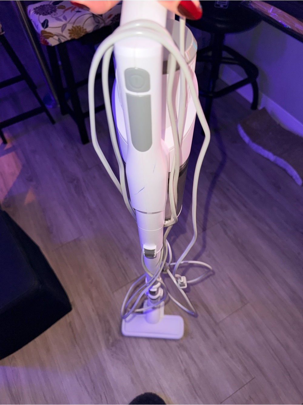 White Upright Steam Mop - Home Accents